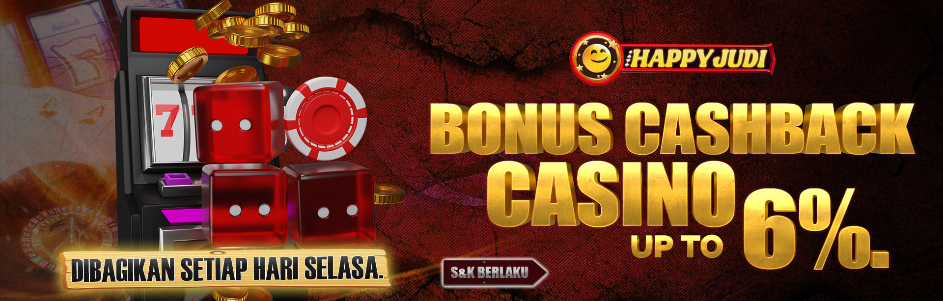 BONUS CASHBACK CASINO UP TO 6%