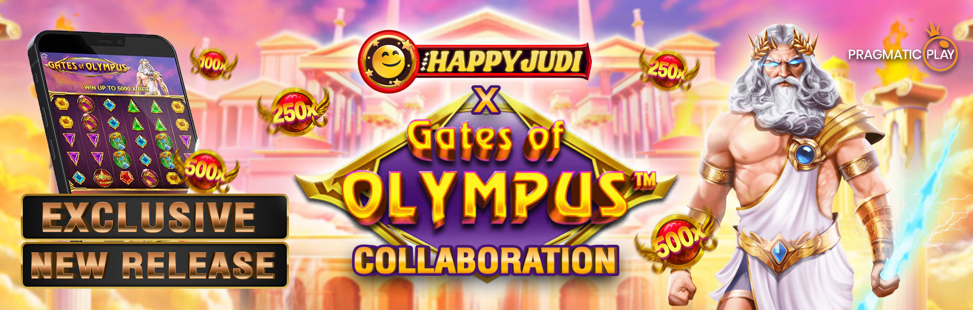 Happyjudi x Gates of Olympus