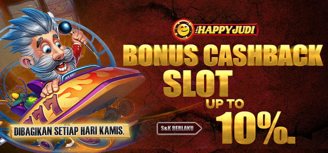 BONUS CASHBACK SLOT UP TO 10%