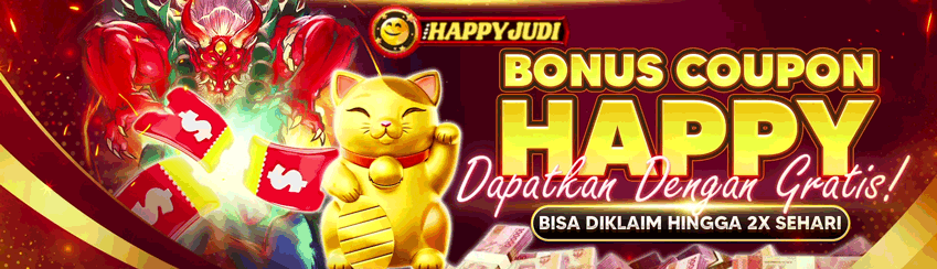 BONUS  COUPON HAPPYJUDI
