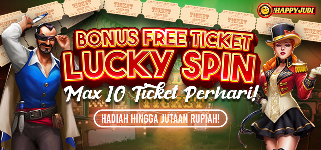 HAPPYJUDI FREE LUCKY SPIN TICKET RE-DEPO MEMBER